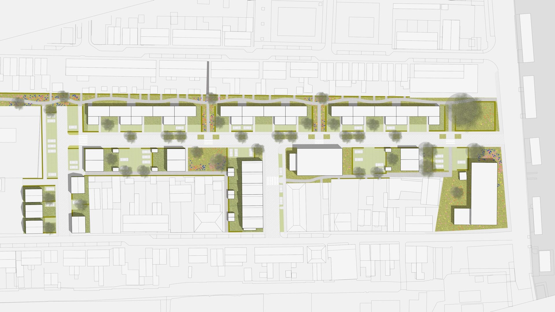 Gasfabriek terrein stedenbouw kerssens architecten situatie