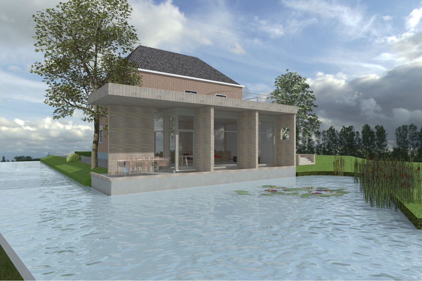 Grosthuizen tuinkantoor Kerssens architecten architectuur interieur