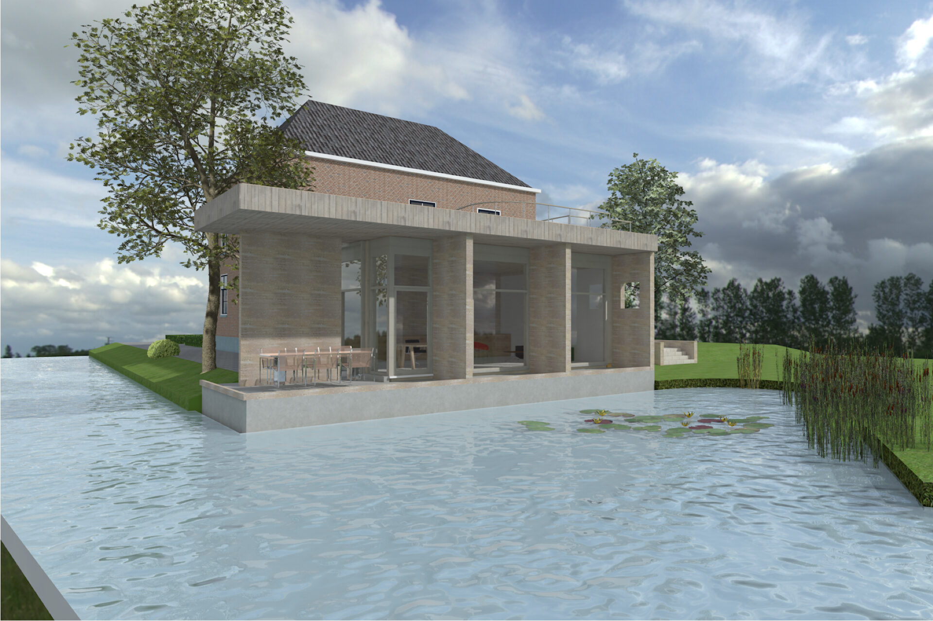 Grosthuizen tuinkantoor Kerssens architecten architectuur interieur